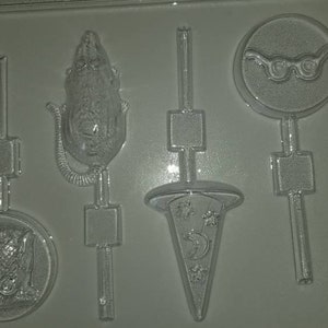 K114 Wizard Chocolate Lollipop Mold