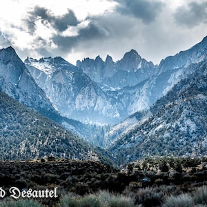 Stormy Mt. Whitney From Alabama Hills
