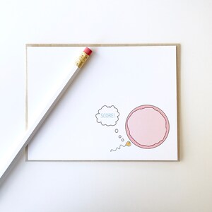 Funny new baby card. Congratulations on the pregnancy. Sperm and Egg