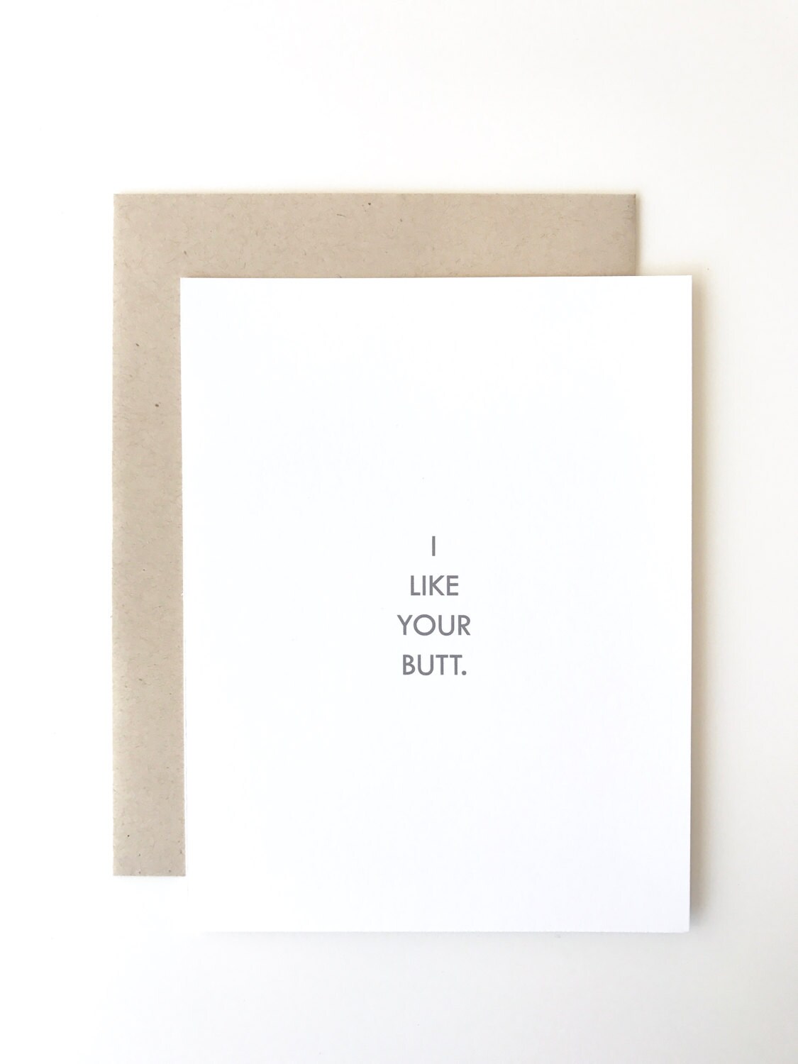 Funny Valentines Day Card. I like your butt card. I love you card. Fu…