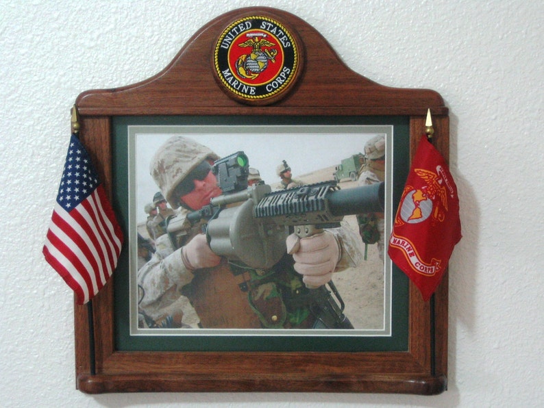 Custom Crafted MARINE CORP PICTURE Frames | Etsy