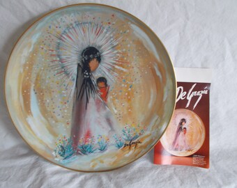 Madonna Plate Etsy