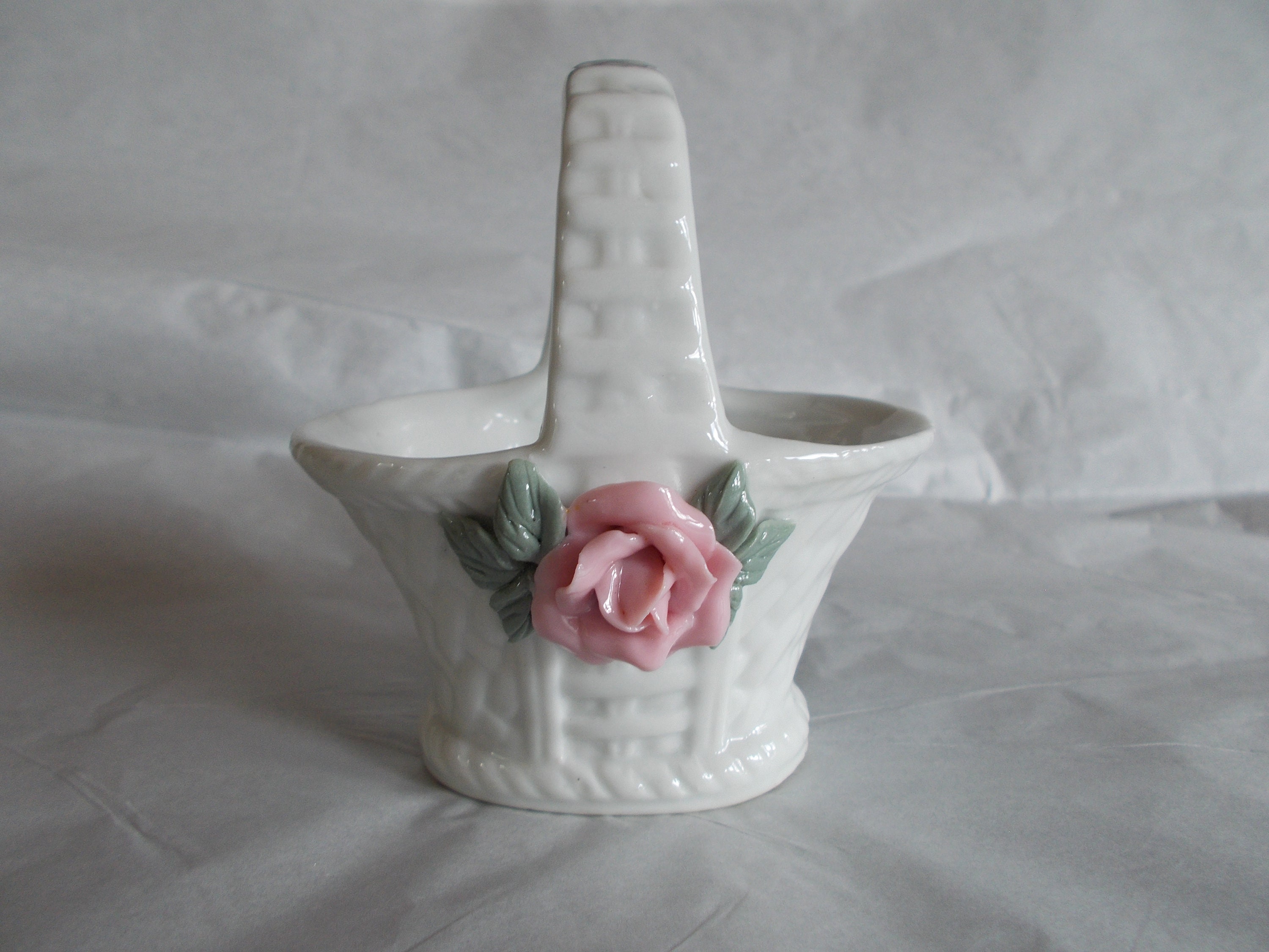 Ceramic Rose Basket - Etsy