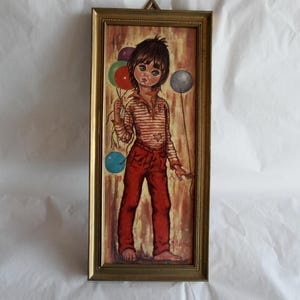 1960s Big Eye Boy Print - Etsy