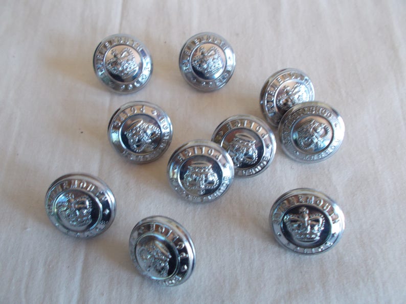 Vintage Bournemouth Police Buttons Lot // 10 - Etsy