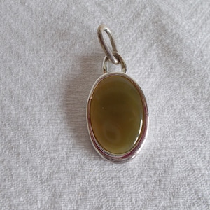 Vintage Greenish Yellow Pendant