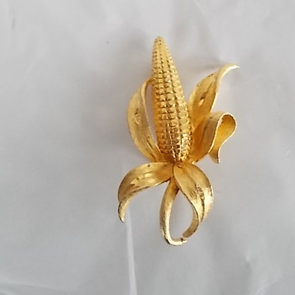 Vintage Mamselle Corn Brooch