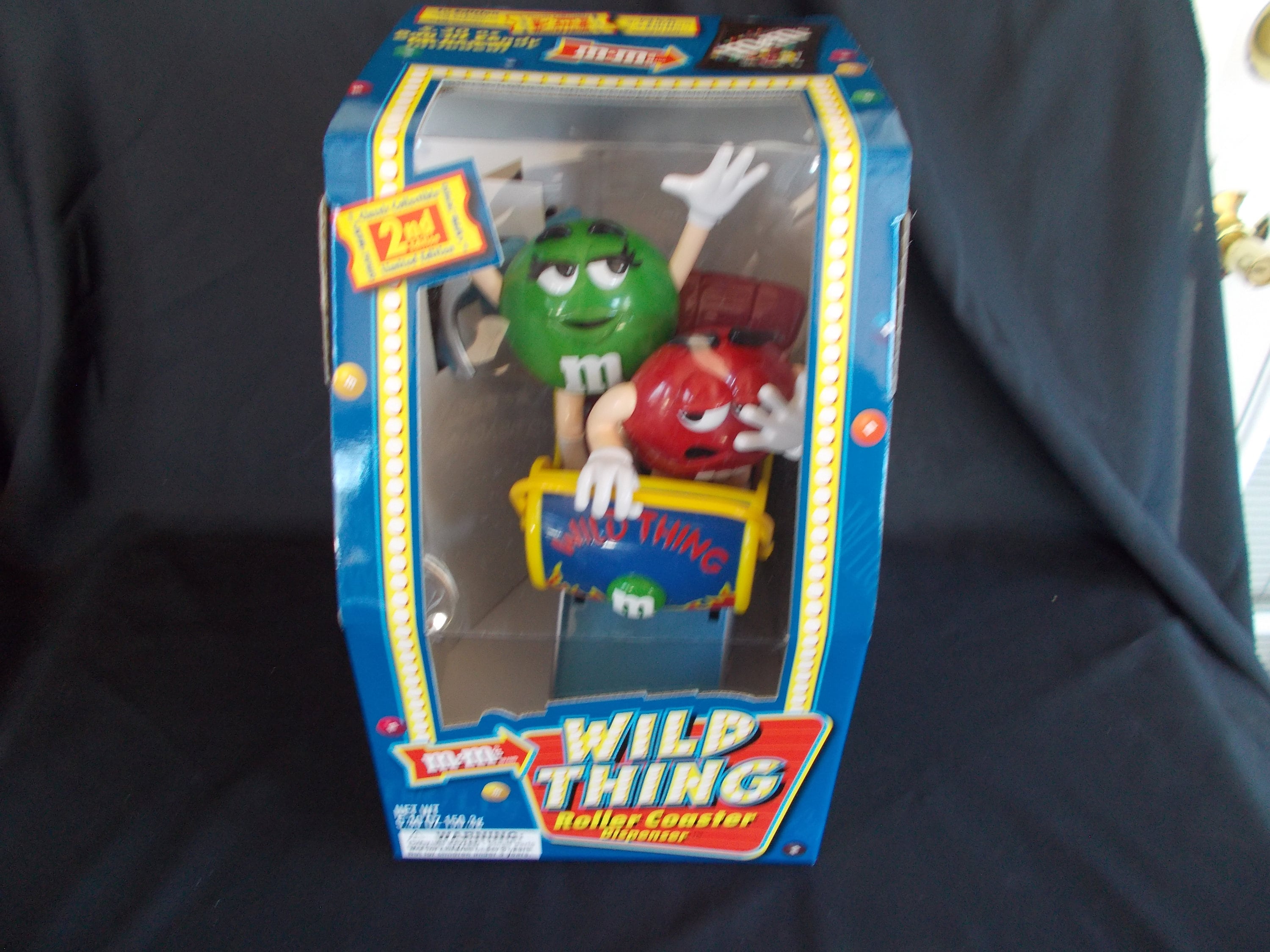 Vintage M&M 2ND Edition Wild Thing Roller Coaster Dispenser New In Box