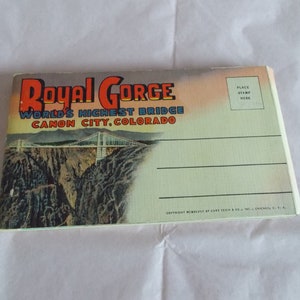 Vintage 1947  Royal George Canon City Colorado 19 Postcards