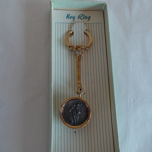Vintage Keychain Coin Holder For Nickels And Dimes