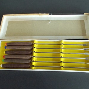 Vintage Stainless Steel Fondue Forks