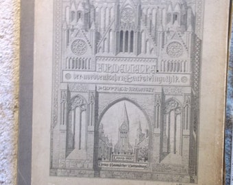 Formenlehre der Norddeutschen Backsteingotik von Fritz Gottlob 1st Edition,Morphology of the North German brick Gothic by Fritz Gottlob,1900