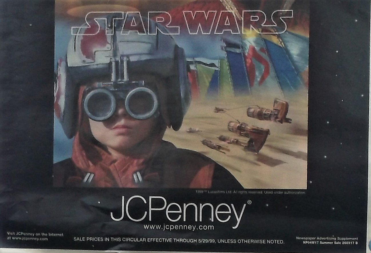 Star Wars Ads JC Penny & Sears 1999 Star Wars JC Penny - Etsy