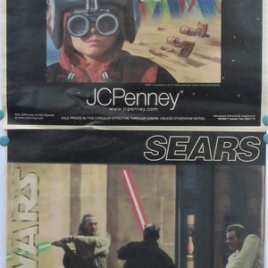 Publicités Star Wars, JC Penny et Sears, 1999, Star Wars JC Penny, Star Wars Sears