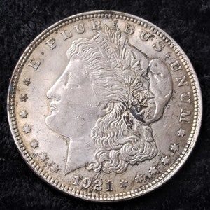 1921 Morgan Silver Dollar, MS-63, Philadelphia Mint