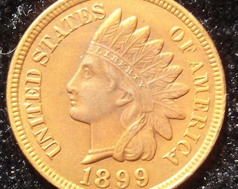 REDUCED....1899 Indian Head Penny, MS-65+, 4 Diamonds, 1899 Indian Head Cent