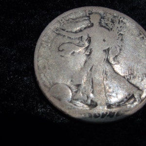 1927s Walking Liberty Half Dollar, G, Silver half dollar, silver coin