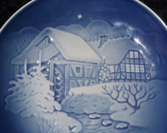 Bing & Grøndahl クリスマスプレート 70年代 7枚セット Bing & Grondahl, 1975 Christmas Plate, Jule After 1975, Copenhagen