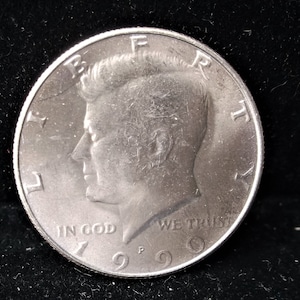 1990p Kennedy Half Dollar, MS-65, Clad