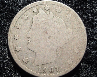 1964年Dミント リバティニッケル - 希少なアメリカ合衆国5セント硬貨