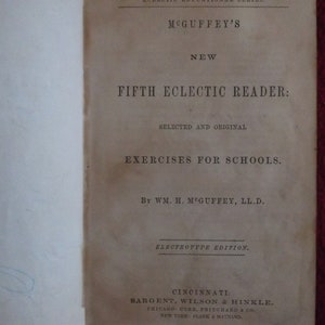 McGuffey's New Fifth Eclectic Reader by Wm. H. McGuffey, 1866