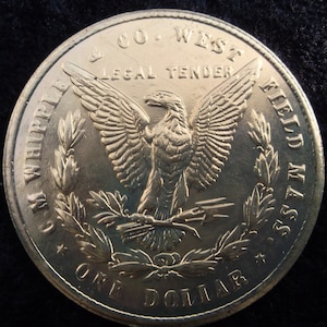 1878 Whipple Dollar, HK 832, Tarjeta de tienda, llamado dólar