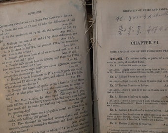The Intermediate Arithmetic, by Philotus Dean, A.M., Published by A.H. English & Co., Pittsburgh, Pa, 1865