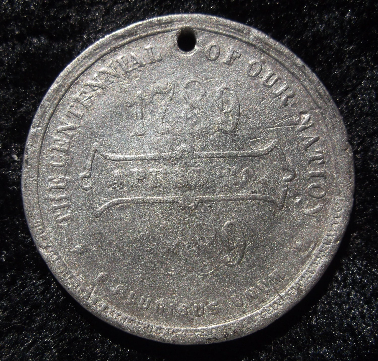 George Washington Medal, RARE, Centennial of Our Nation, 1789 to 1889 ...