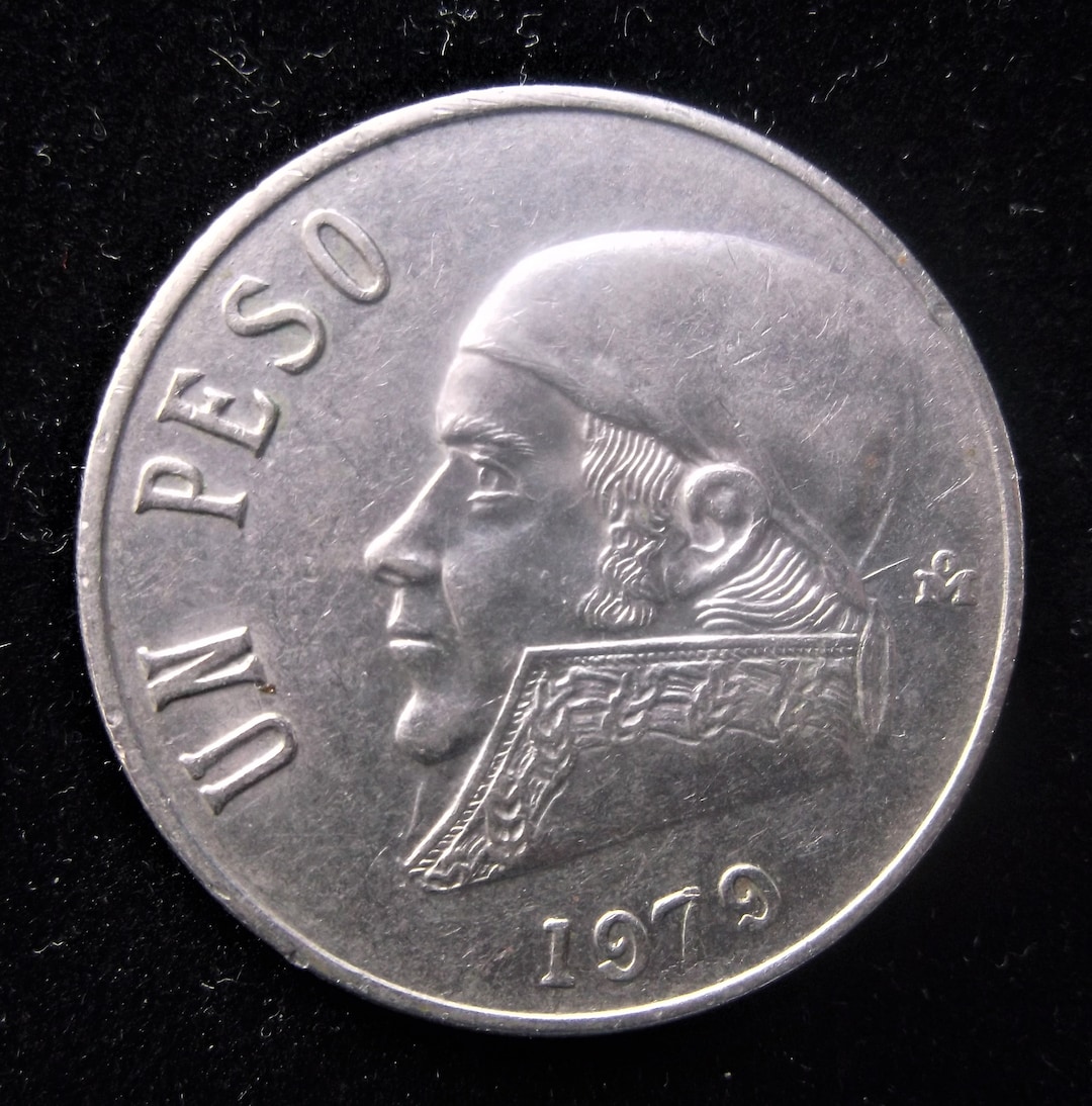 1979 Mexico, One Peso, Thick Date, Mo, Die Break, Uncirculated - Etsy