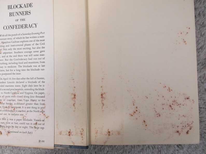 Blockade Runners of the Confederacy by Hamilton Cochran, 1st Ed. 1958