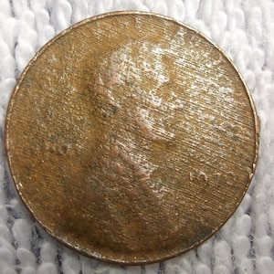 1970 Lincoln Cent, Split Planchet, Mint Error