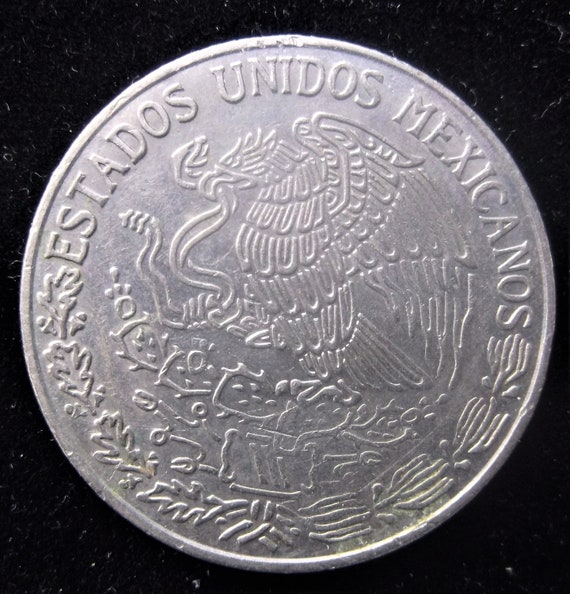 1979年メキシコ、1ペソ、厚めの日付、ミズーリ州、ダイブレイク、未