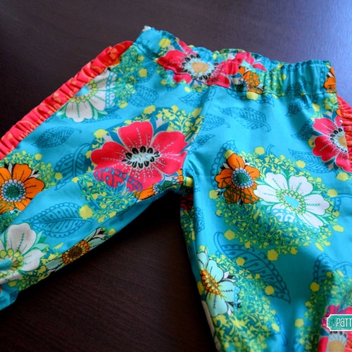 BABY HAREM PANTS Sewing Pattern Baby Harem Pants Toddler - Etsy