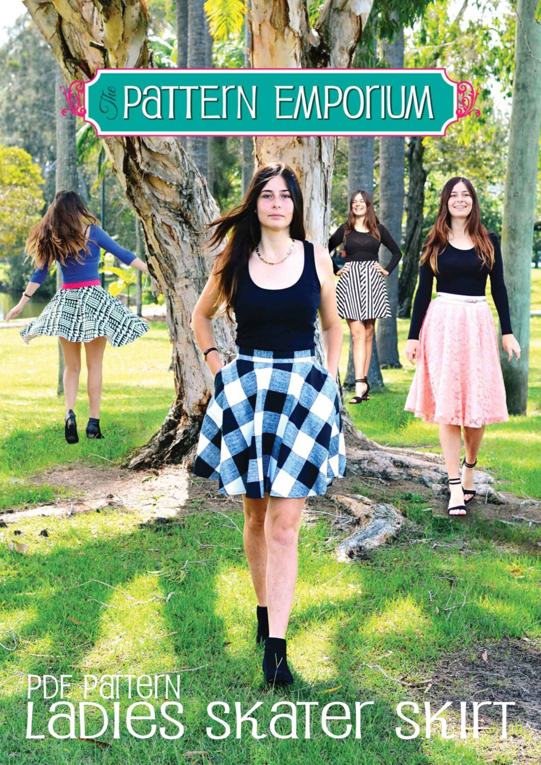 Circle Skater Skirt PATTERN PDF Pattern Sewing Pattern | Etsy