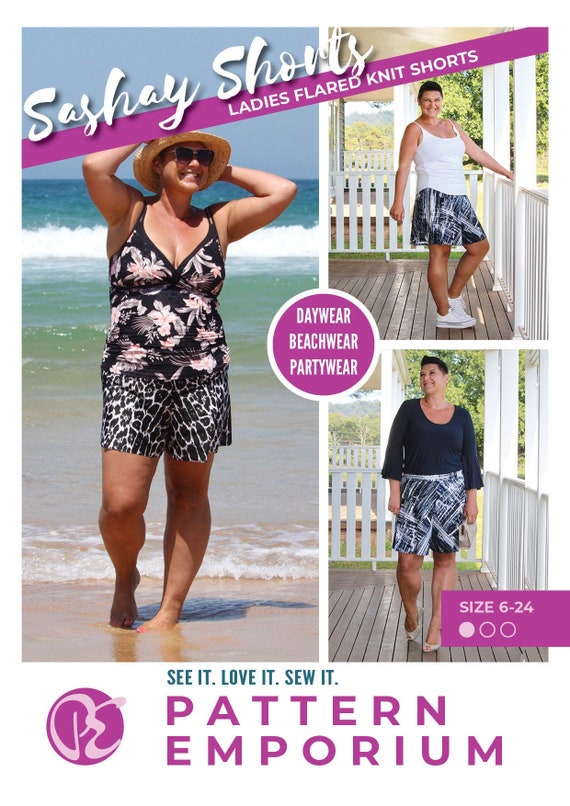 Sashay Flared Shorts by Pattern 