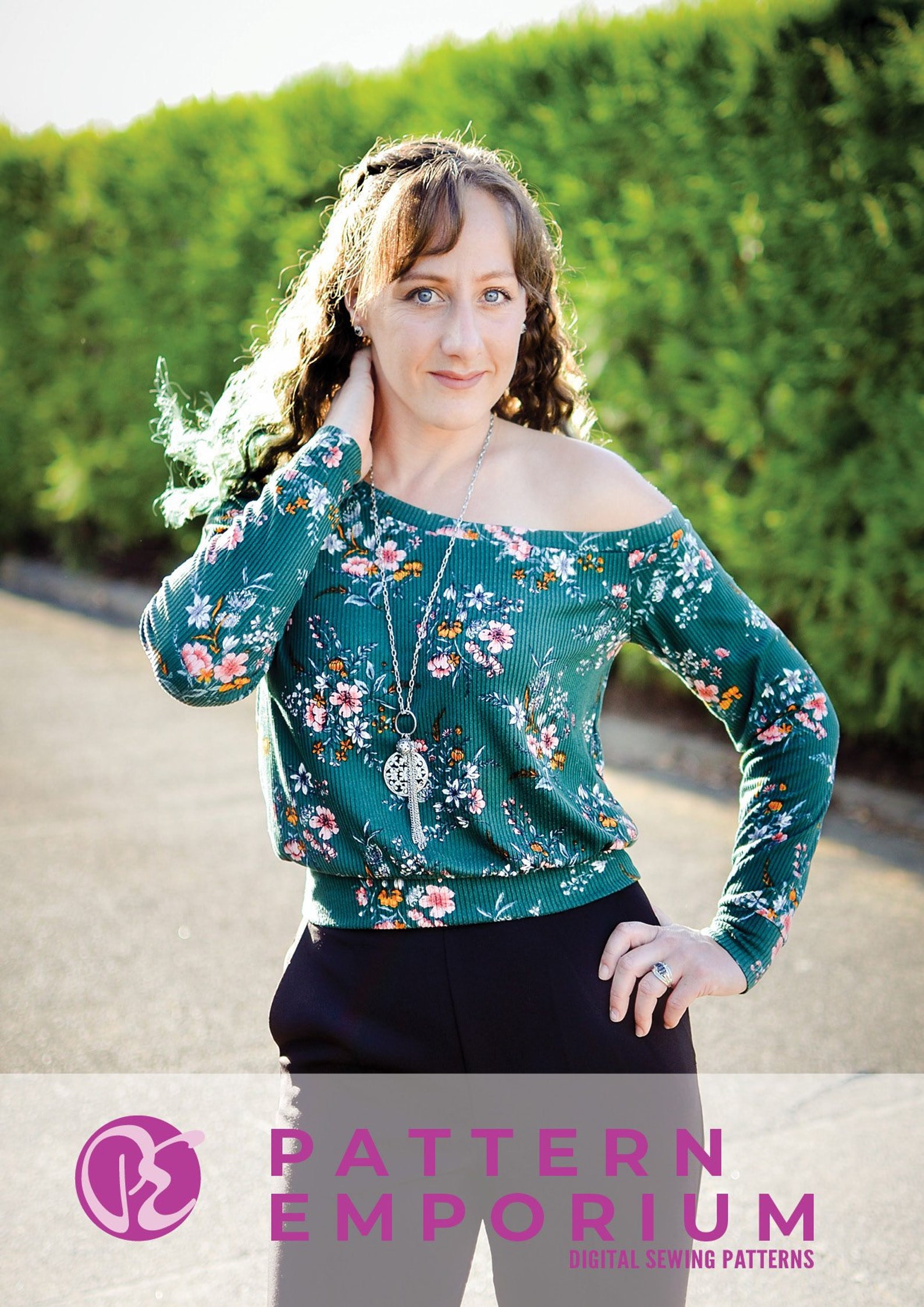 PATTERN Ladies Game-on One Shoulder Top PDF Sewing Pattern - Etsy