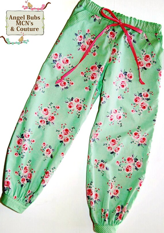 PATTERN Girls Harem Pants PDF Pattern 