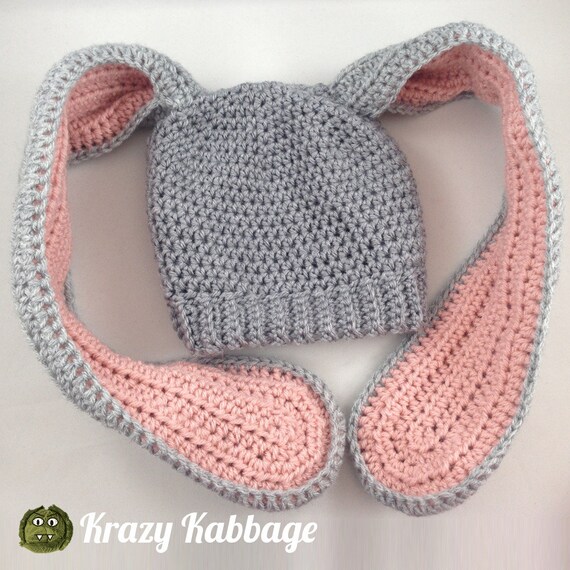 Crochet Pattern Floppy Bunny Ears 