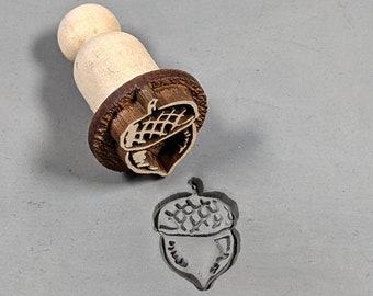 Stock Clay Stamp -  Acorn (SD208)
