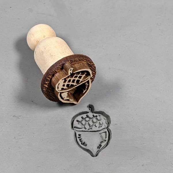 Wood Stamps for Clay Etsy