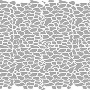 May include: A seamless pattern of gray and white abstract shapes resembling a reptile's skin.