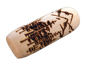 Stock Hand Roller -  SD2261 Mountain Pine Trees Handroller 2" x 3/4" diameter