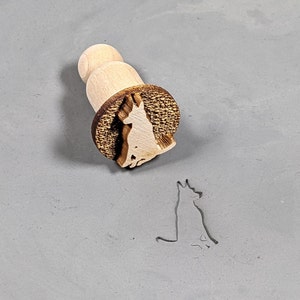 Stock Clay Stamp - Dog Sitting (SD417)