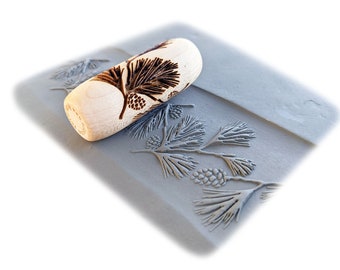 Stock Hand Roller -  SD2201 Pine Needles Handroller  (2" x 3/4" diameter)