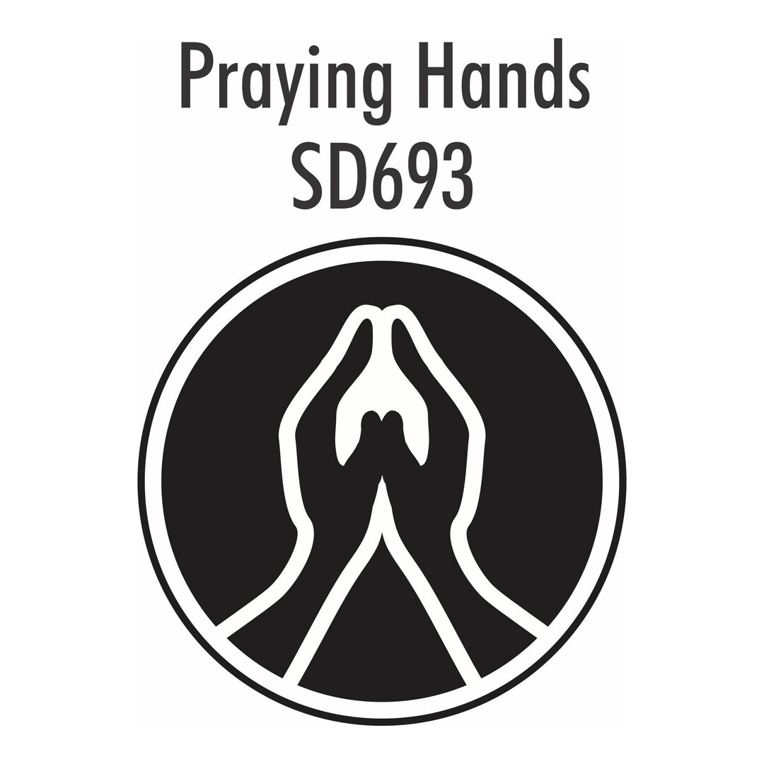 SD693 Praying Hands Etsy