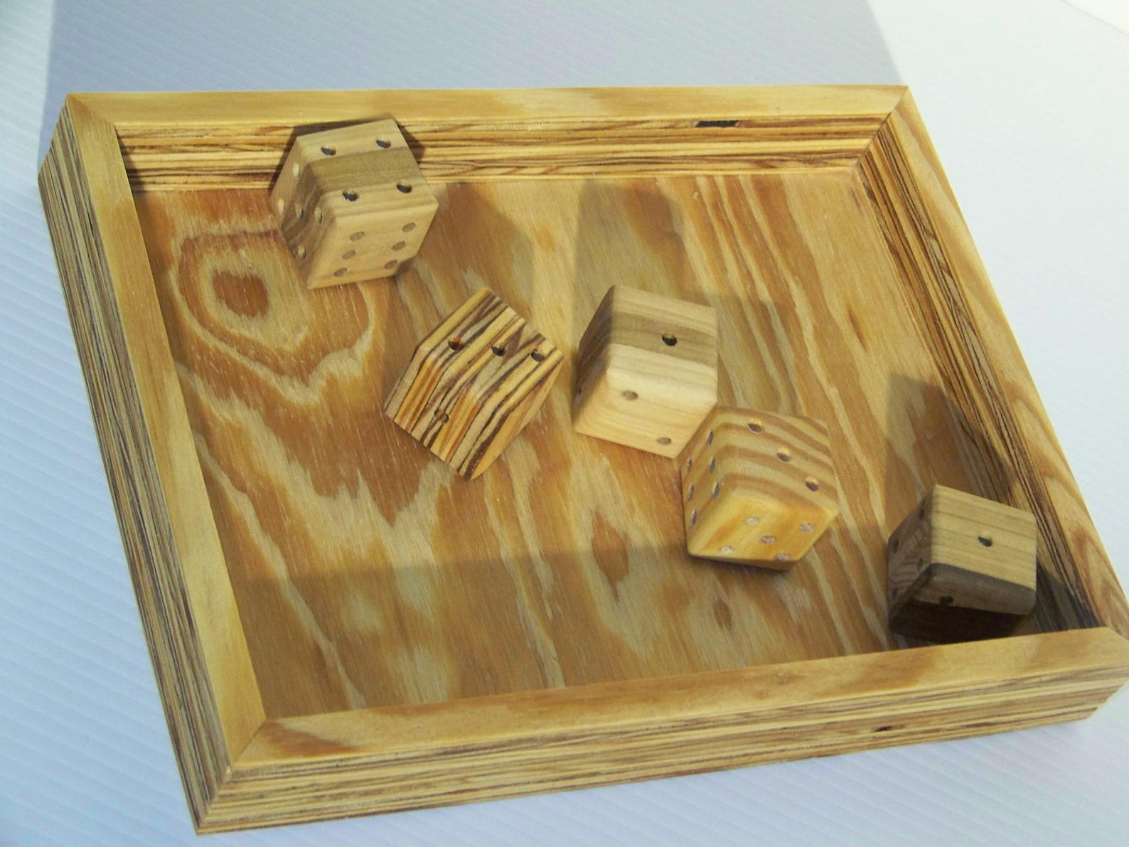 Wooden Dice Dice Tray Old Fashioned Dice Oversized Dice Etsy