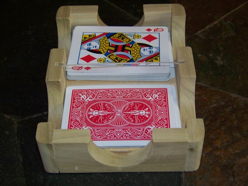 Playing Card Holder Playing Card Rack Bridge Poker Etsy