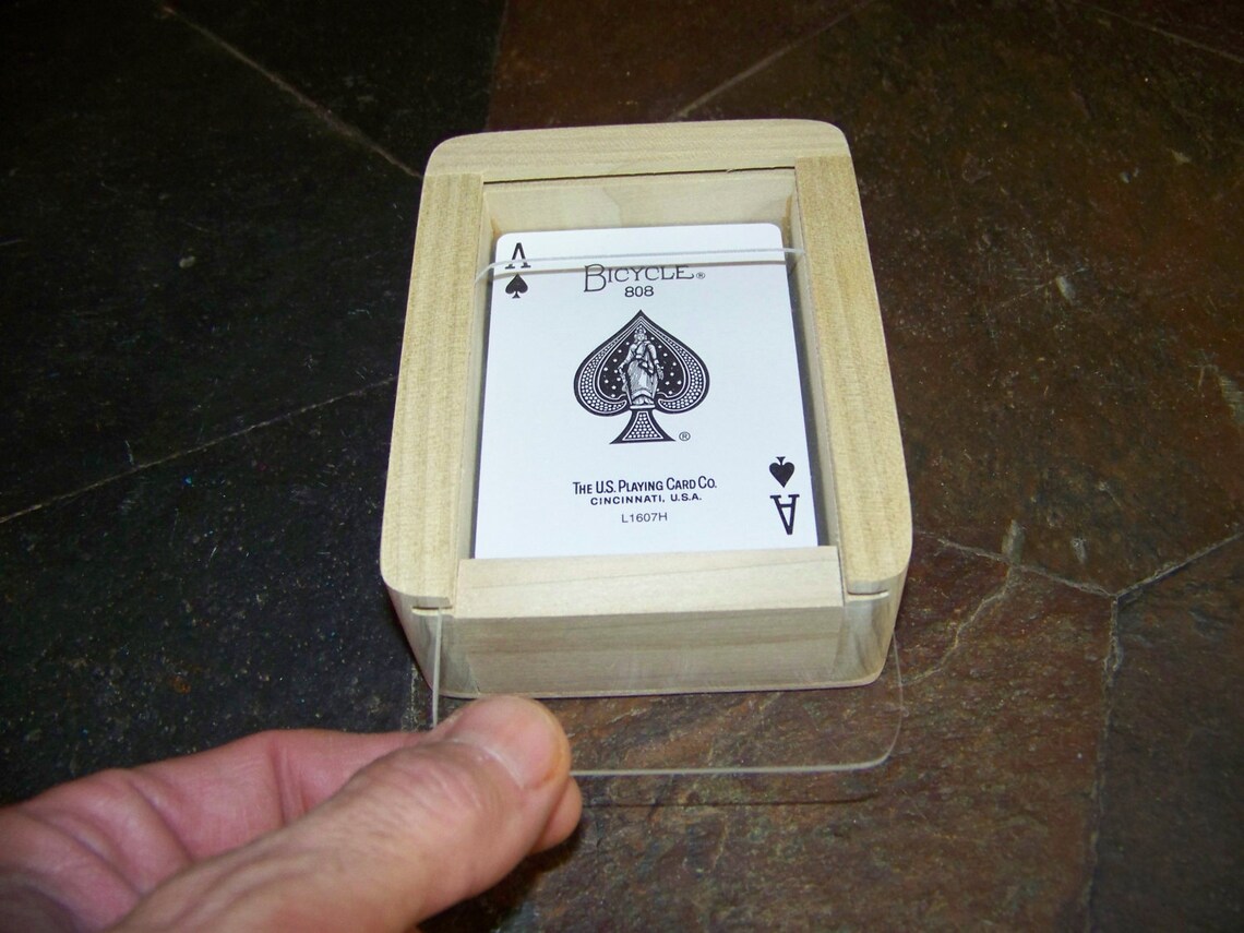 Playing card holder playing card case playing card box Etsy