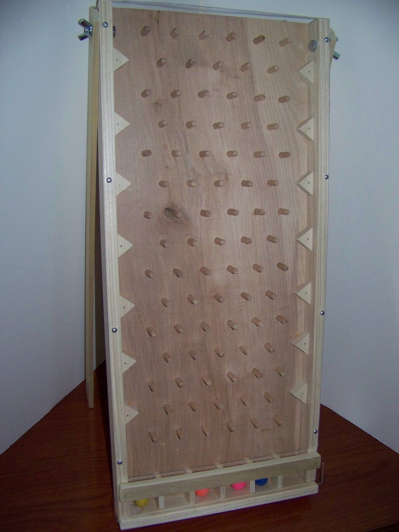 Plinko board, Plinko, Plinko game, ball drop, puck drop, trade show game, prize game, marble game, party game, birthday game, church event image 2