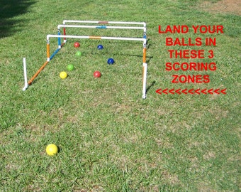 Bocce ball, shuffleboard, cornhole, lawn bowling, lawn game, yard game, party game, outdoor game, tailgating game, events, family fun,